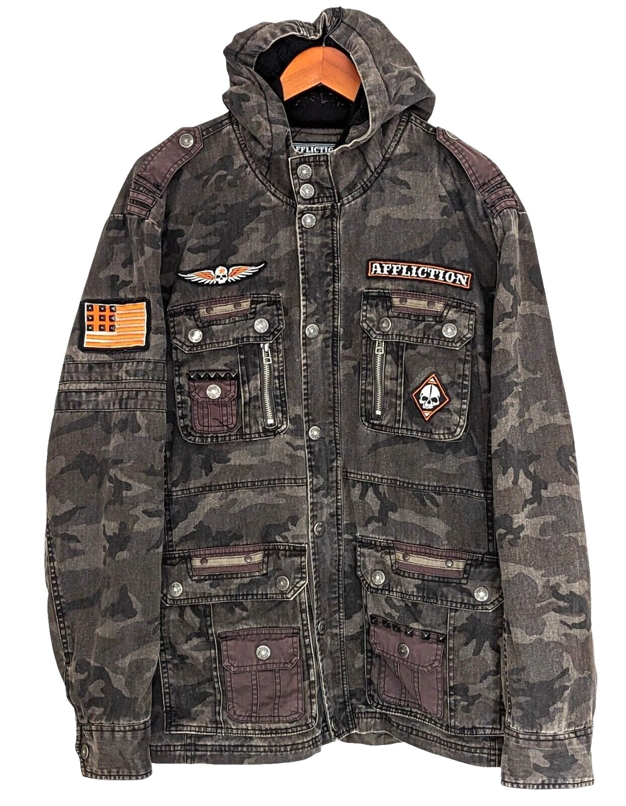 Chaqueta militar Affliction abrigos, chaquetas y chalecos para hombres