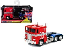 G1 Autobot Optimus Prime Truck Red with Robot on Chassis from "Transformers" TV