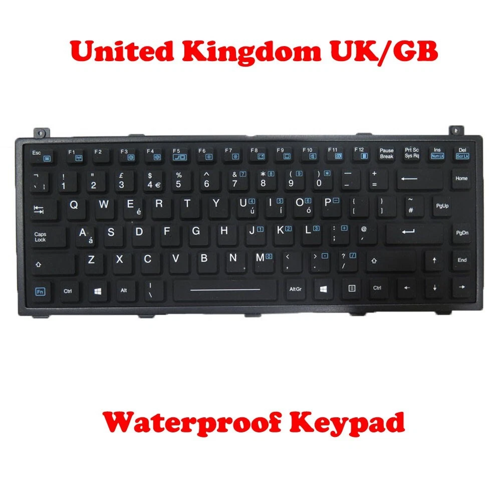 Laptop-Tastatur für GETAC S410 S410G1 S410 G1 Schweizerdeutsch SG SG-RO ohne Hintergrundbeleuchtung, Schwarz, ohne Rahmen, neu