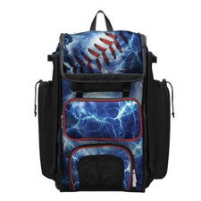 Boombah Catchers Baseball/Softball Superpack - Gear/Bat Bag Backpack - Lightning