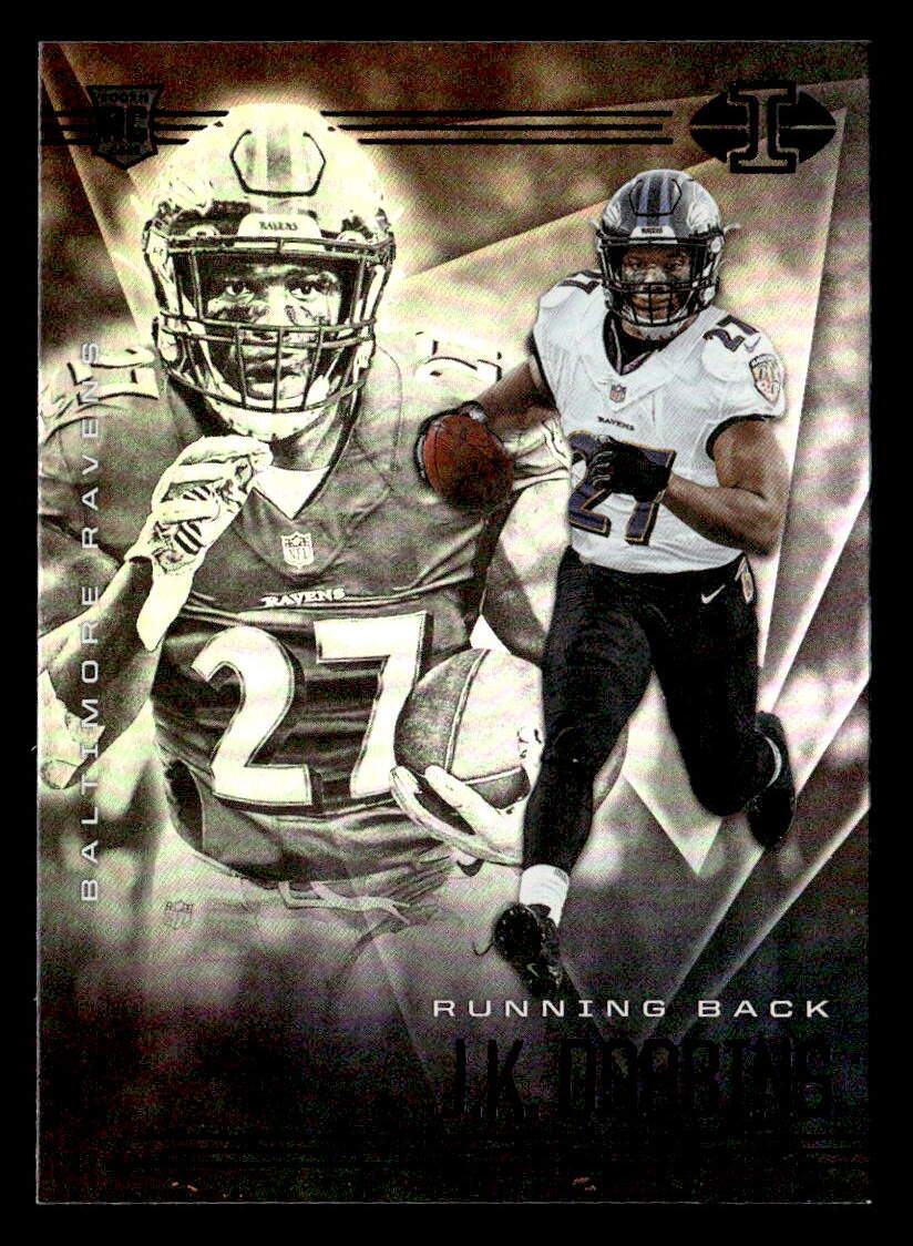 J.K. Dobbins 2020 Panini Illusions  Card #13 Baltimore Ravens