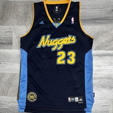 DENVER NUGGETS MARCUS CAMBY ADIDAS SWINGMAN SIZE MEDIUM M ALTERNATE VINTAGE RARE