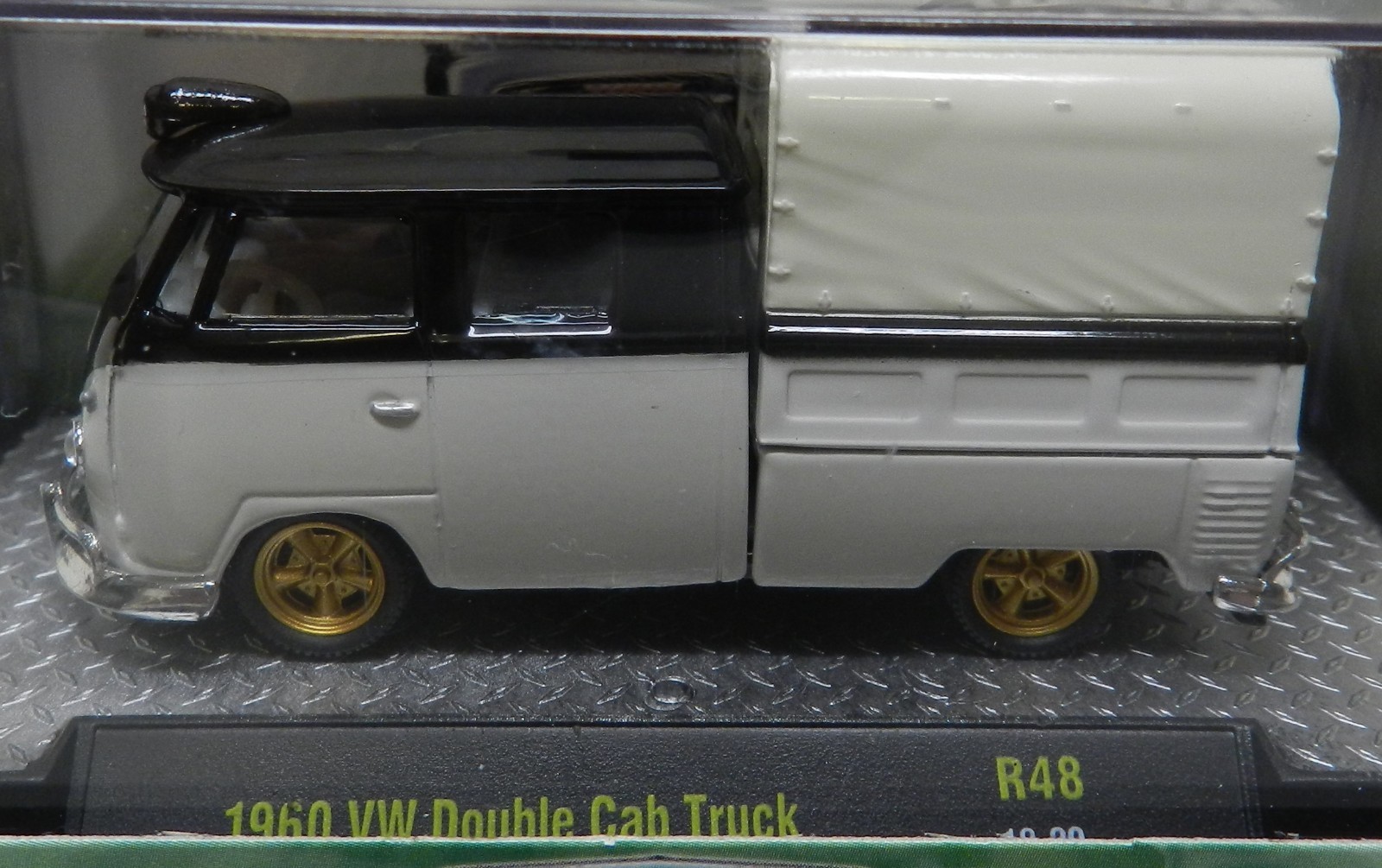 60 Vw Volkswagen Double Truck Cab Bus Camper Beige Black 1960 18 M2 Ebay