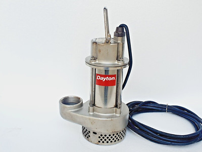 Dayton 1XHV4 Nutzen Ölwanne Pumpe, Chemische Wasserfest Edelstahl, 1/2 Ps , 115