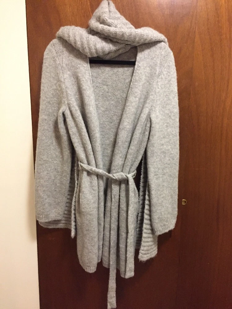 MAISON MARGIELA Raro cappotto maglione lungo sciarpa attaccata spessa Maison Martin Margiela