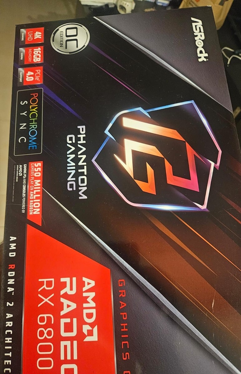 ASRock Radeon RX 6800 Phantom D OC 16GB GDDR6 Graphics Card | eBay