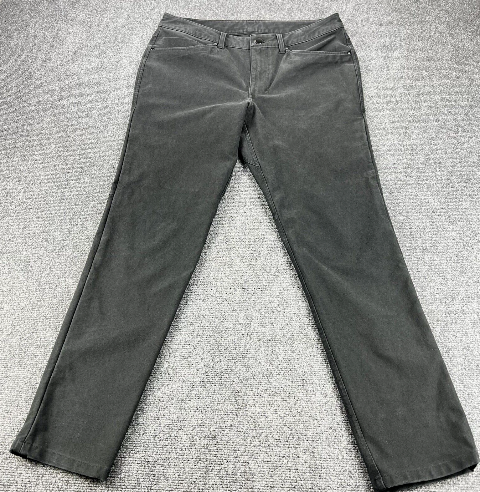 Lululemon Pants Mens 33 Black ABC Slim Fit Chino Casual Dress Comfort 5 Pocket