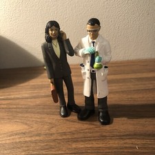 Lakeshore community block play people Lot Of 2 Scientist And Lawyer