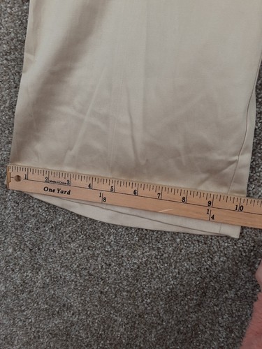 Miss Bisou Juniors Beige Crop Capri Dress Chino Pant Size 13 Straight Casual NWT - Picture 12 of 14