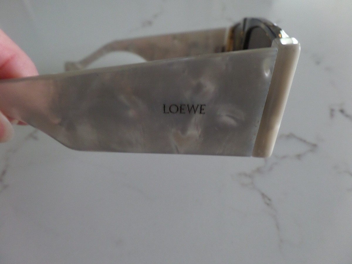 New LOEWE Lw40026u 56mm mask shiny crystal sunglasses 52F 56-14  