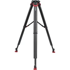Sachtler flowtech 100 MS Carbon Fiber Tripod w/ Mid-Level Spreader & Rubber Feet