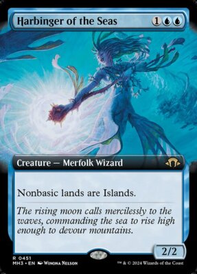 MTG HARBINGER OF THE SEAS 451 FOIL EXC - MEERES MESSENGER - MH3 X EN - MAGIC
