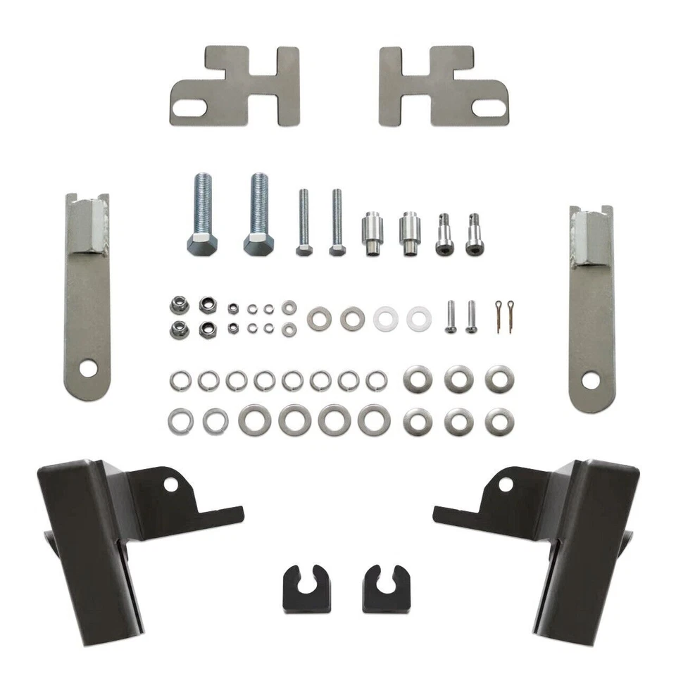 Deer Guard Brackets Mount Hardware Set For Volvo VNL 2004-2017 Semi Truck Bumper Foto 2 de 4