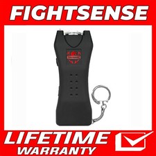 FIGHTSENSE Rechargeable Stun Gun 10 Mil Volts With Led Light Extremely Powerful