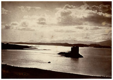 England, Castle Stalker und Lismore, Foto. G.W.W. Vintage Albumdruck, Tira