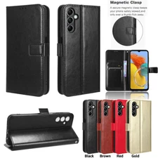 For Samsung Galaxy M54 M33 M13 M51 M33 Leather Phone Case Flip Card Stand Cover