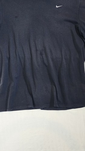 Nike T Shirt Men’s LBlack Mini Swoosh Dri Fit Sportswear - Picture 4 of 7