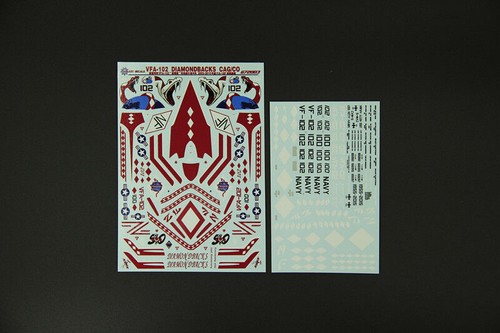 GALAXY G48003 OR G72003 1/48 1/72 Scale F/A-18F VFA-102 Diamondbacks Decals - Picture 14 of 27