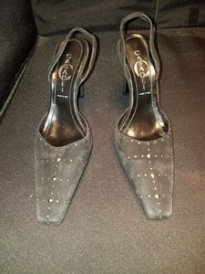 silver slingback heels uk