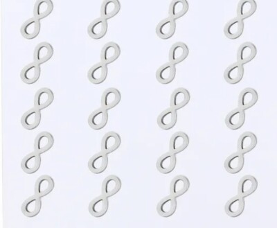 Boucles D'oreilles Pendantes Infini - Acier Inoxydable - Argenté - Hypoallergénique