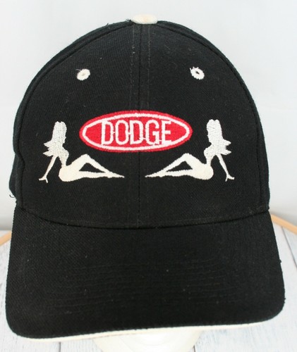Dodge Black hat trucker hat adjustable 