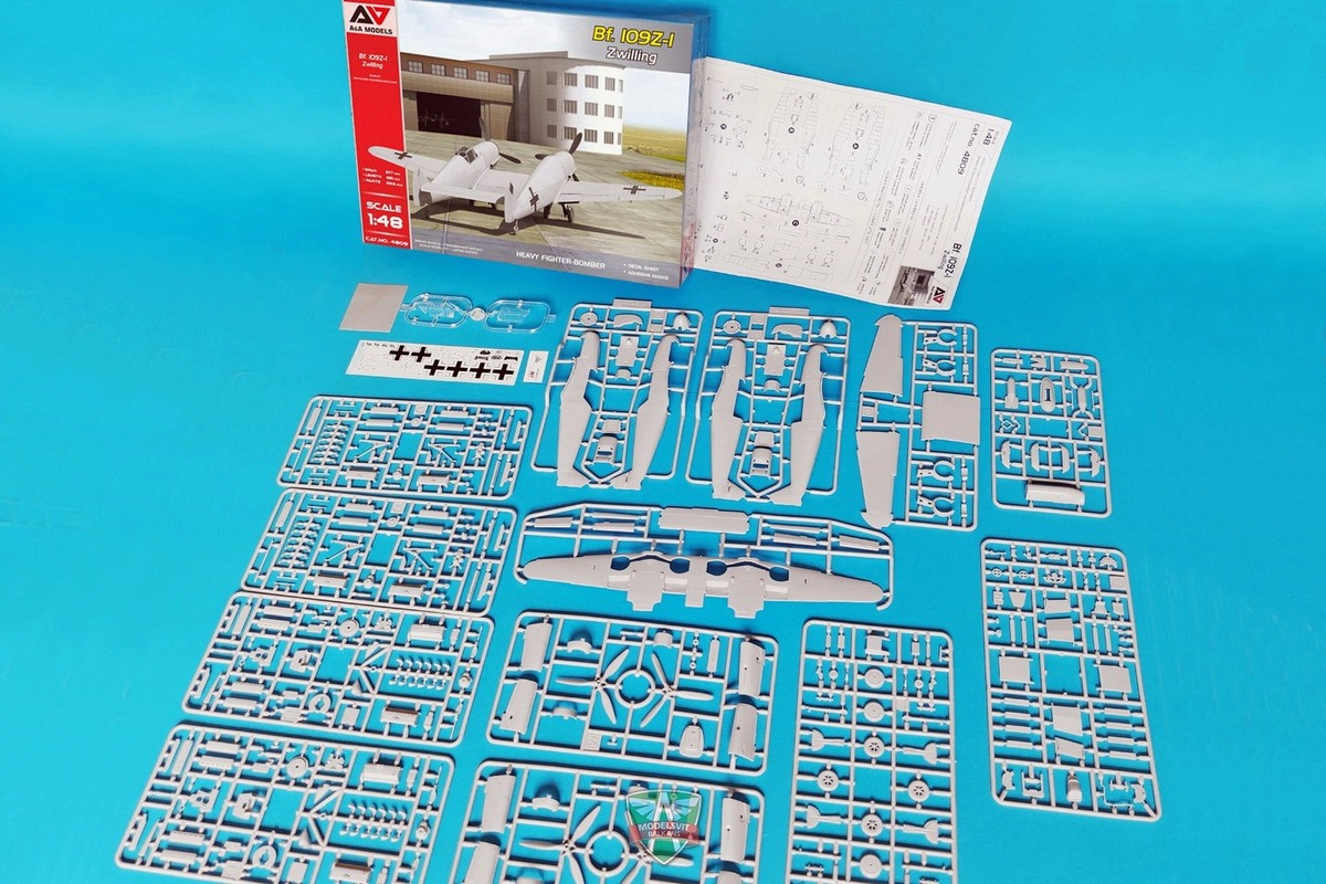 A&A Models Bf.109Z-I Zwilling 1/48 プラモデル Messerschmitt Bf.109