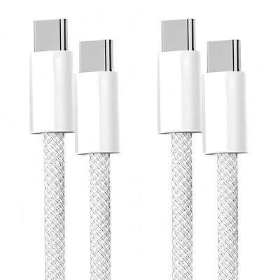 2x USB C auf USB C Ladekabel Kabel Samsung Xiaomi 1m 60W für iPhone 15 16 17