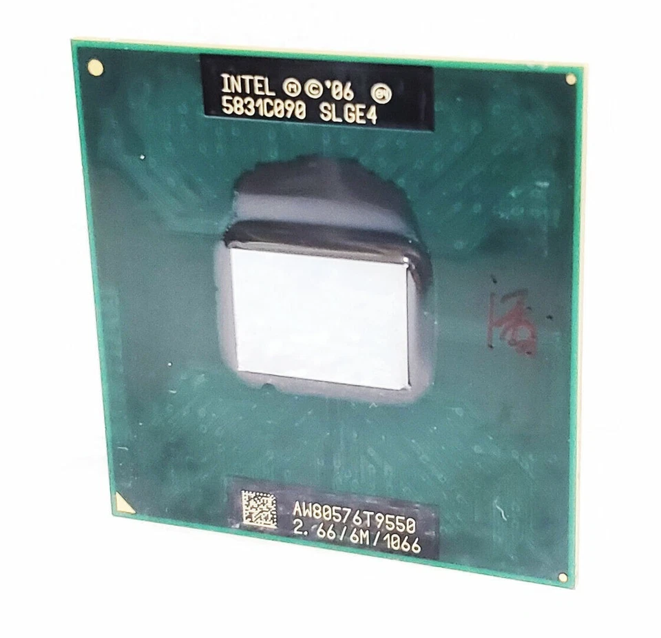 Intel Core 2 Duo T9550 SLGE4 2.66GHz 6MB 1066MHz Socket P CPU - Used - Image 2 of 3