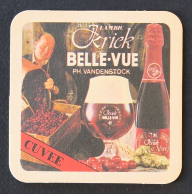 Underrest GUEUZE KRICK BELLE VUE VANDSTOCK ANDERLECH beermat 13