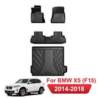Car Floor Mats+Trunk Mat TPE Cargo Liner All Weather For BMW X5 (F15) 2014-2018