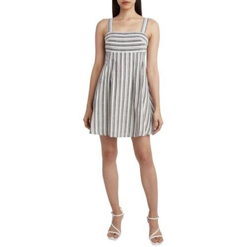 BCBGeneration Women's Mini Dress With Adjustable Straps & Tie Back Detail