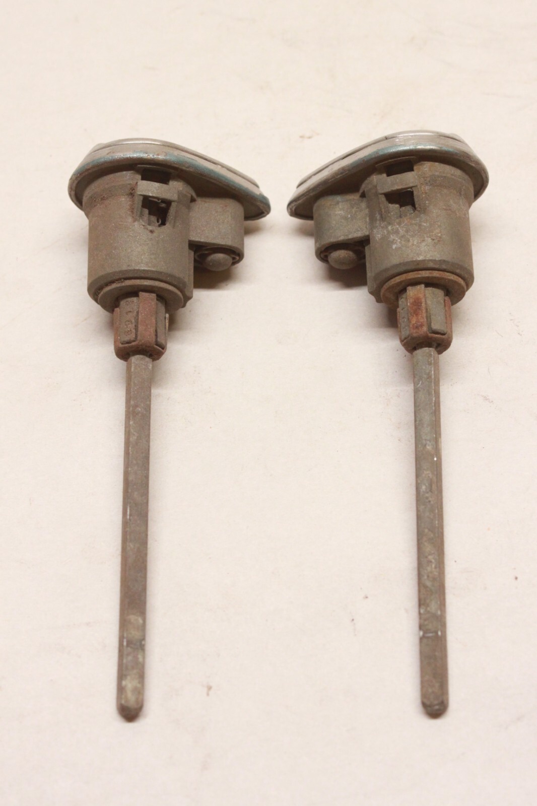 Original 1940's Chevrolet GM Exterior Lock Cylinders w/ Mounting Clips