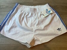 Vintage 1980s adidas Sport Running Shorts Made in USA NEW OLD STOCK Small Stains