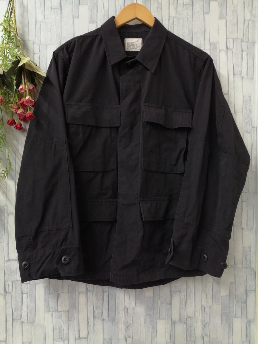 Japan Used Fashon] - S/Coat Black 357 Combat/Military Jacket With  