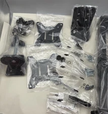 ErGear Dual Monitor Desk Mount, Heavy Duty Adjustable Arm for 2 Screens up to 32