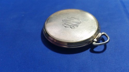 1935 Antique Waltham 21 jewels Open Face Pocket Watch 10K Rolled Gold Plate Case - Picture 8 of 11
