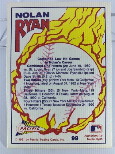 NOLAN RYAN - verschiedene Singles & Inserts - verschiedene Jahre und Sets - SIE WÄHLEN - Bild 58 von 70