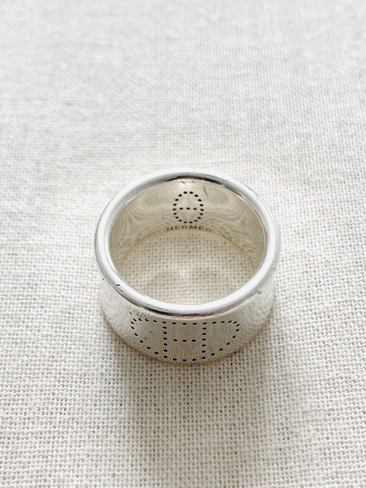 Hermes Eclipse Ruban Ring (size 52) - image 4