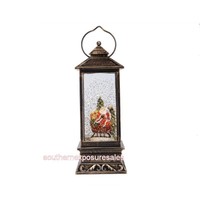 Winter Lane Musical Snow Globe Lantern - Santa Theme Brand In Box Winter Lane Musical Snow Globe Lantern - Santa Theme Brand In Box
