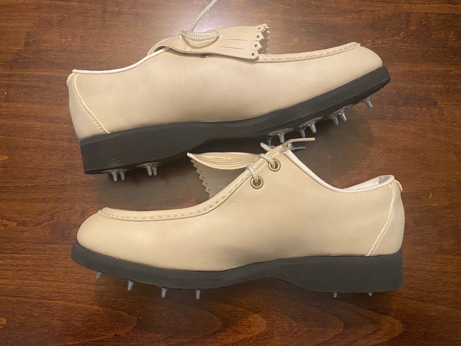 NOS FootJoy GreenJoys Womens 7.5 Tee Golf Shoes Metal Spike 48041 VTG