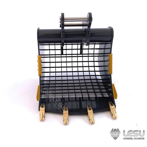 Painted Grille Narrow Bucket for LESU Metal ET35 1/14 RC Hydraulic Excavator - 第 2/5 張圖片