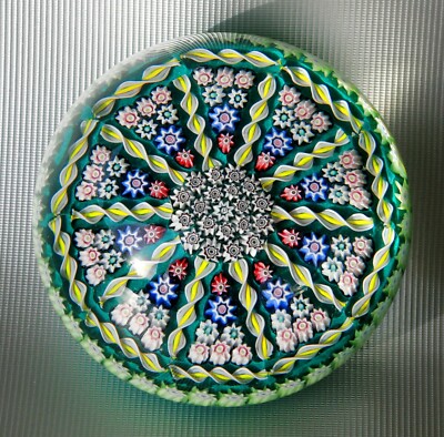 Briefbeschwerer, Paperweight, Farfalla, Perthshire pp1, signiert, ~ 460g, ~ 1976