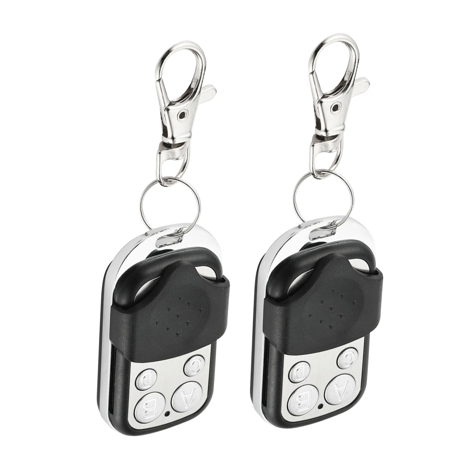 2Pcs 433MHz 4-Button Universal Gate Garage Opener Remote Control
