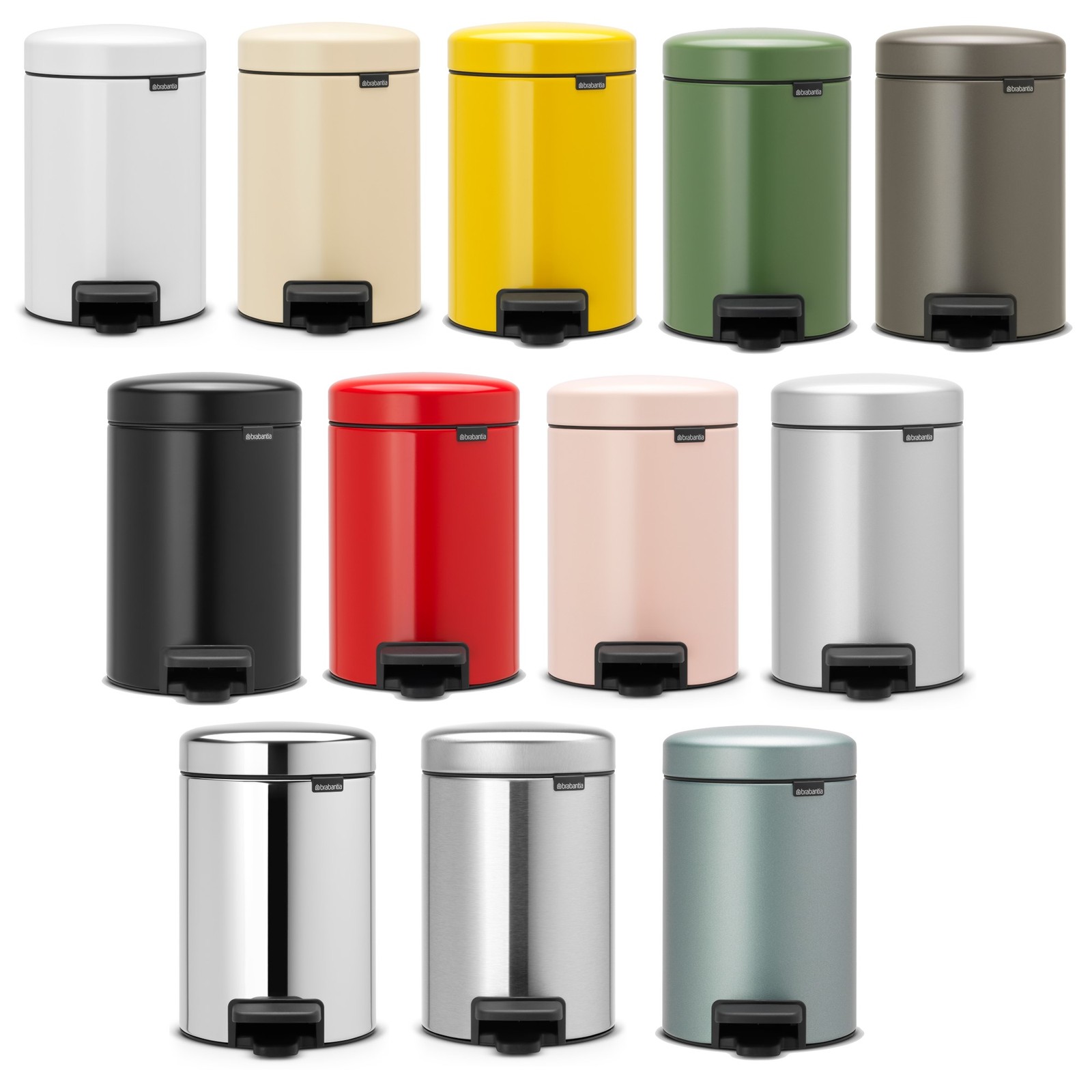 Brabantia Treteimer NewIcon 5L design Abfalleimer Mülleimer