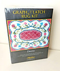 Mcg Textiles Flowers Latch Hook Kit Rug Floral Graph N Latch Victorian Sealed