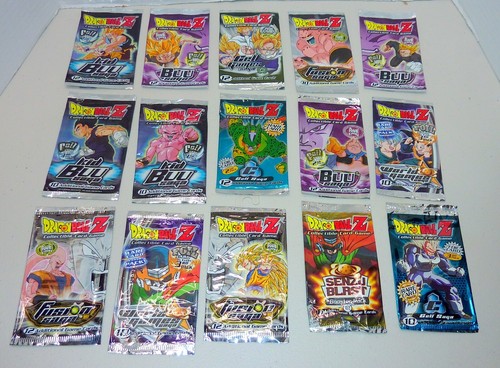 Dragonball Z Empty Card Packs -Vintage Cell Games, BUU, KID BUU, FUSION, Senzu - Picture 2 of 9