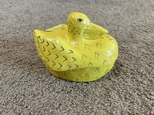 Pfaltzgraff Pistoulet Paper Mache Duck Box JANA KOLPEN ART TREASURE PAINTED 2002