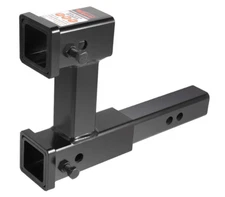 2 inch Dual Hitch Receiver Extension Adapter Trailer Towing Riser for Bike Rack