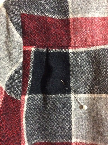 Chaqueta vintage de 1950 para mujer Med Frisco tipo jac/49'er 100 % lana roja negra en muy buena condición - Imagen 5 de 6