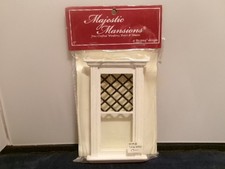 Casa de muñecas MAJESTIC MANSIONS VENTANA CELOSÍA ESCALA 1:12 NUEVO DE STOCK